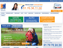 Tablet Screenshot of ecg-assurances.fr